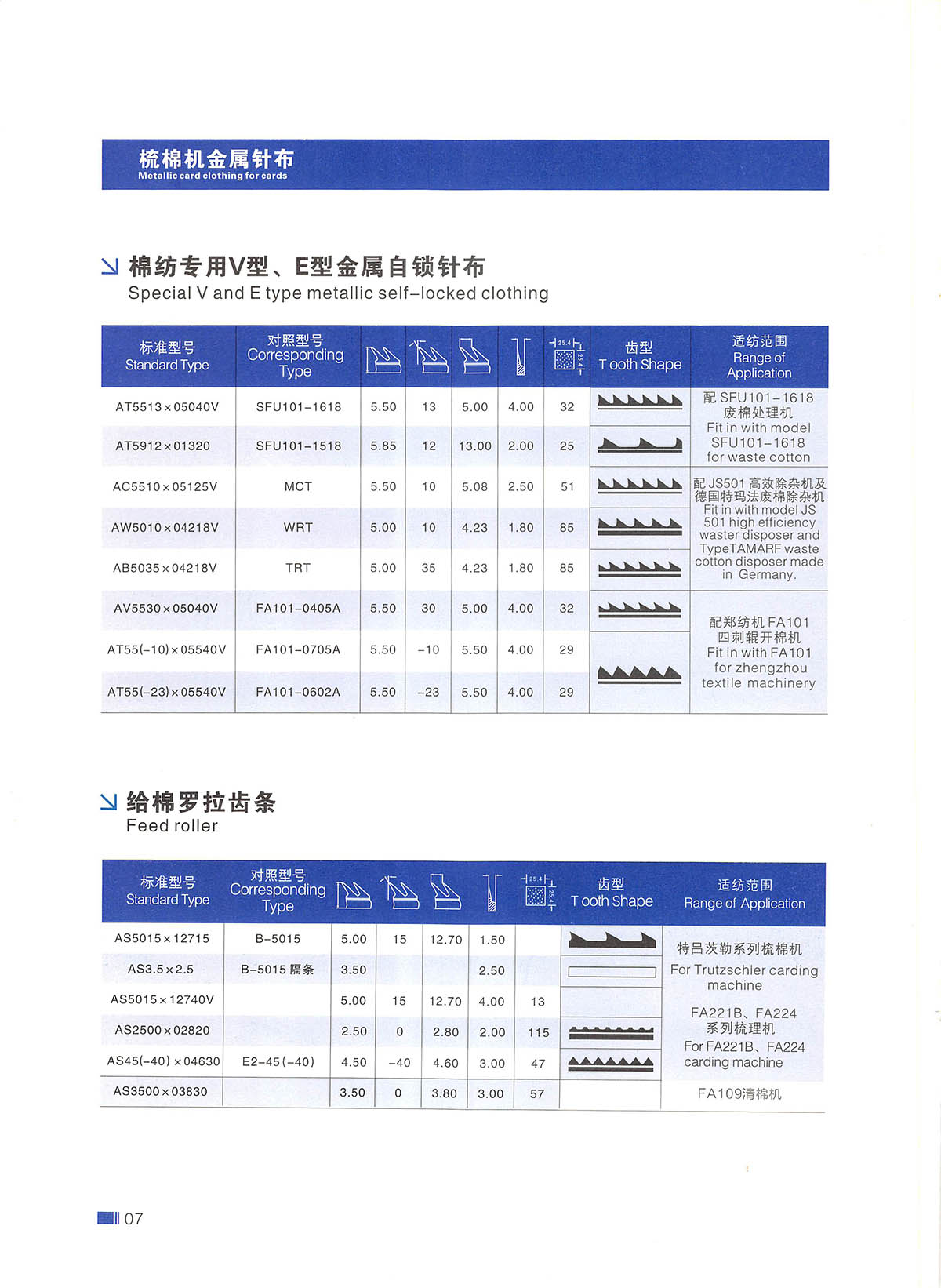 棉紡針布